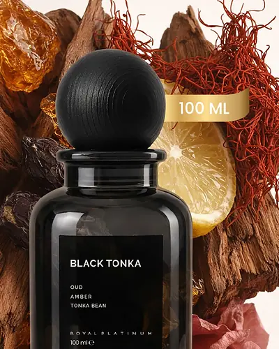 Royal Platinum Black Tonka niche parfüm şişesi